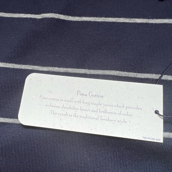 TURNBURY PIMA COTTON GOLF SHIRT BRAND NEW - Picture 5 of 7